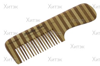 Olivia Garden Гребень для волос бамбуковый с ручкой