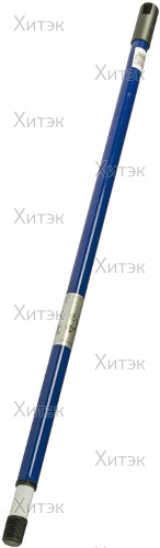 Ручка телескопическая для резиновой щетки, голубая