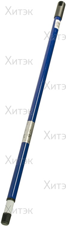 Ручка телескопическая для резиновой щетки, голубая