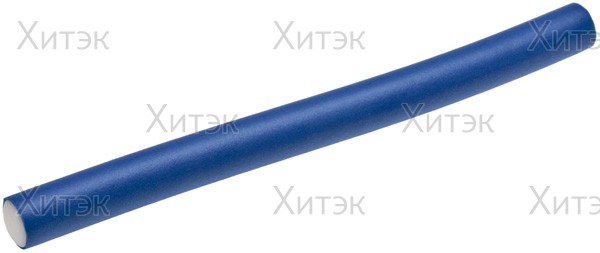 Гибкие бигуди-бумеранги 15 мм голубые короткие
