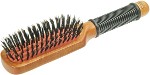 Расческа для стрижки синяя 336 с рельефным обушком