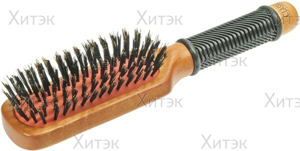 Расческа для стрижки синяя 336 с рельефным обушком