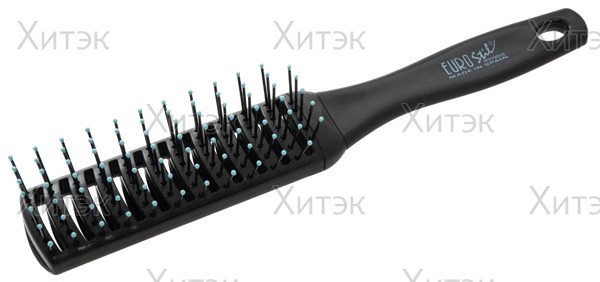 Гребень для окрашивания с изогнутой ручкой красный