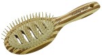 Щётка для волос овальная бамбуковая, ион