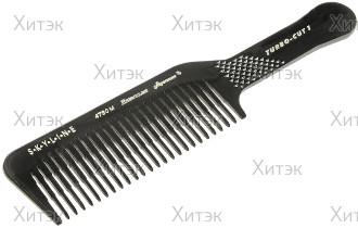 Расческа для стрижки (карбон) 18см узкая