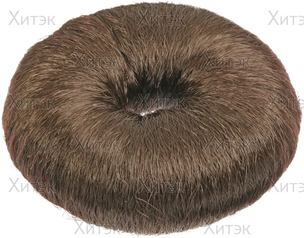 Кольцо тёмно-коричневое для вечерних причёсок (хлопок)