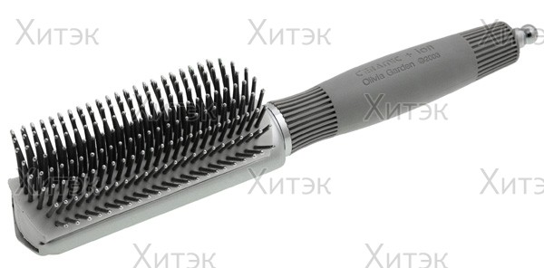 Расчёска с металлическим хвостиком карбоновая