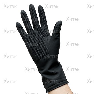 Перчатки латексные рифлёные 2 шт/уп M