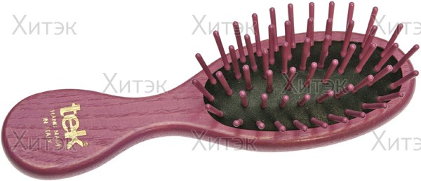 Расческа-хвостик с линейкой белая G01 216мм