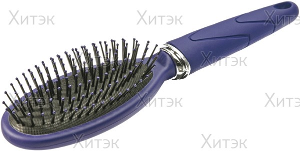 Расческа для стрижки редкозубая длинная карбон 402