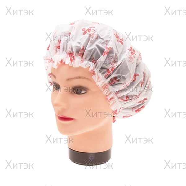 Шапочка для душа и химии цветная