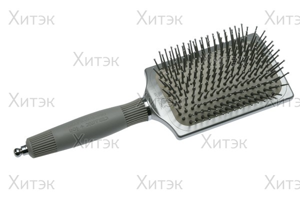 Расческа с длинным хвостиком карбон (мелкие зубцы)