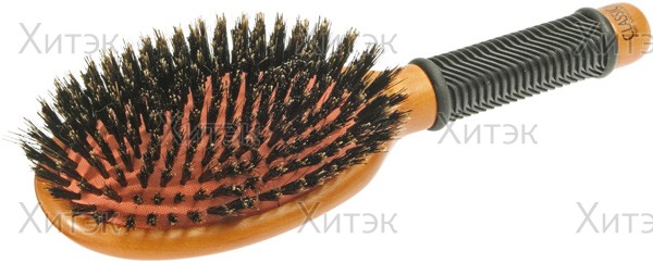 Расческа для стрижки белая 336 с рельефным обушком