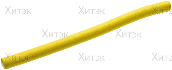 Гибкие бигуди-бумеранги 12 мм жёлтые короткие