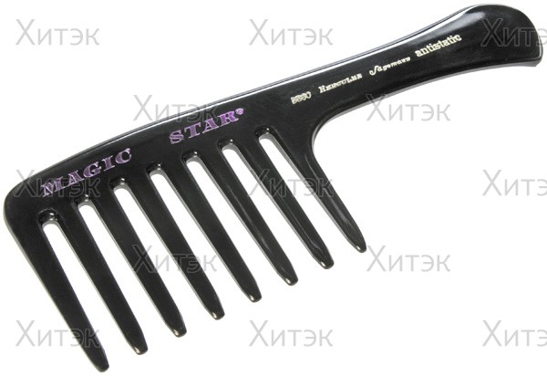 Гребень с крупными зубцами, серебро