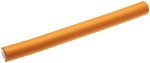Гибкие бигуди-бумеранги 17 мм оранжевые короткие