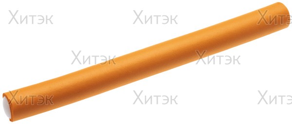 Гибкие бигуди-бумеранги 17 мм оранжевые короткие