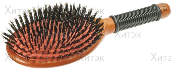 Расческа для стрижки карбон 336 с рельефным обушком